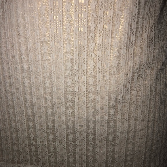 Gold & Cream Lace Hollister Skirt - Picture 2 of 5